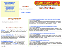 Tablet Screenshot of jetsettersblog.com